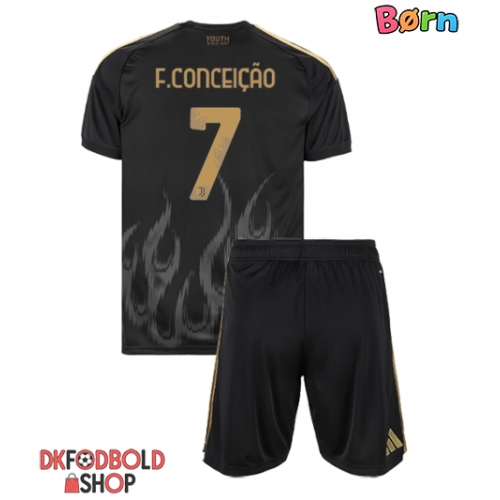 Juventus Francisco Conceicao #7 Tredje trøje Børn 2026-27 Kort ærmer (+ korte bukser)